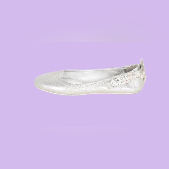 Tory Burch metallic maryjane ballet flats size 10 - Picture 3 of 5